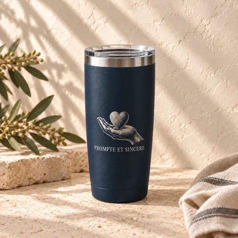 AI-generated design concept: Offering heart · everyday tumbler