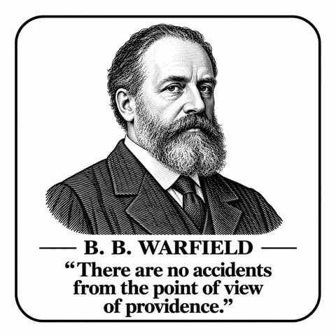 Original portrait and quote design: B. B. Warfield