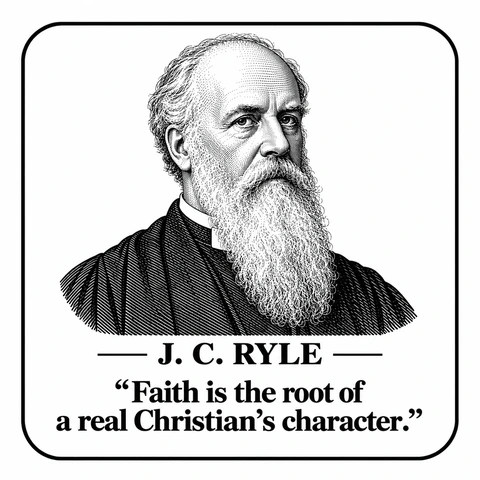 Original portrait and quote design: J. C. Ryle