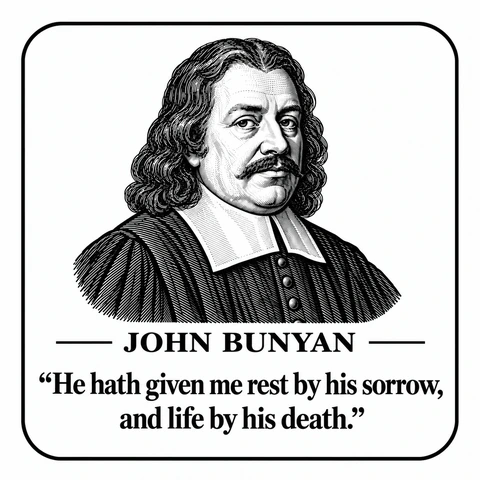Original portrait and quote design: John Bunyan