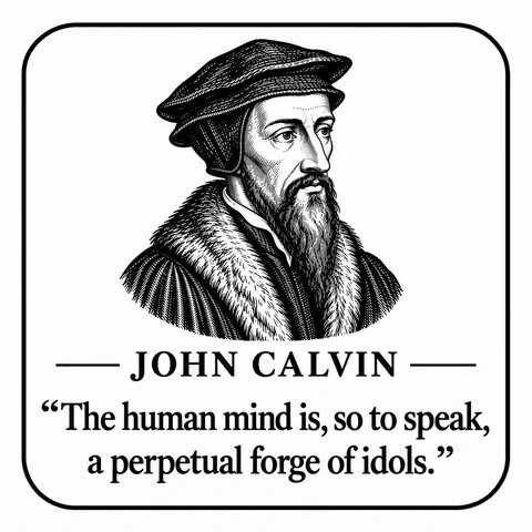 Original portrait and quote design: John Calvin