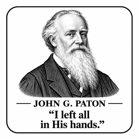 Original portrait and quote design: John G. Paton