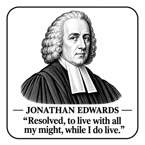 Original portrait and quote design: Jonathan Edwards