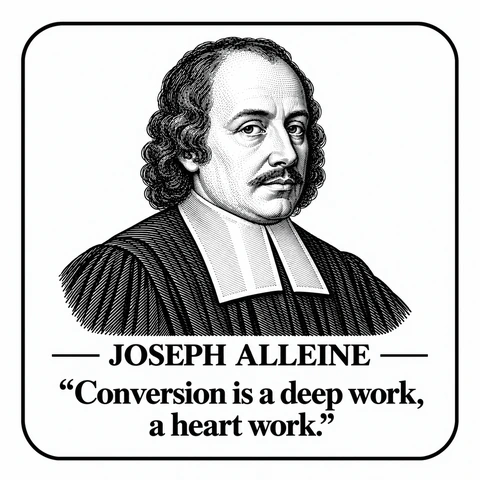 Original portrait and quote design: Joseph Alleine