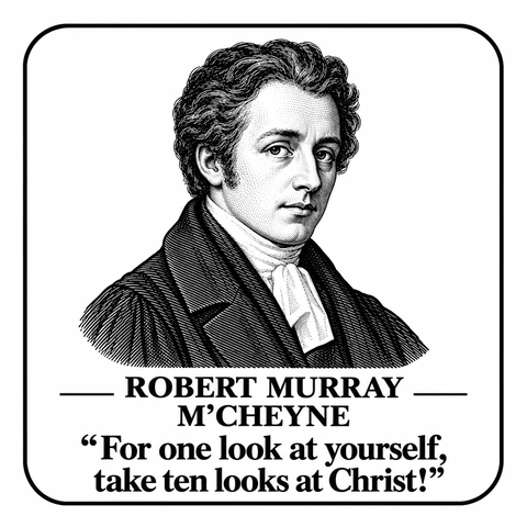 Original portrait and quote design: Robert Murray M'Cheyne