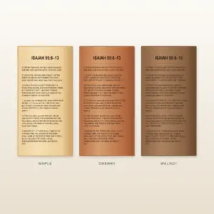 Isaiah 55:8–13 · NKJV · Maple, Cherry and Walnut, full-board comparison